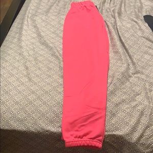 Pink joggers